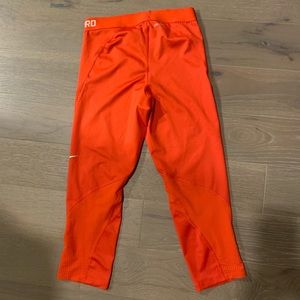 Medium Red Nike Pro Workout Leggings